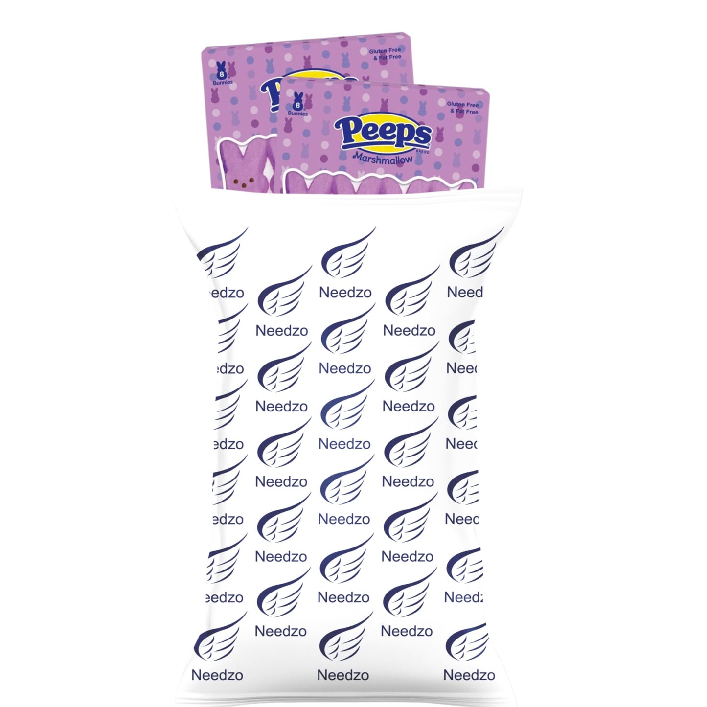 Needzo Purple Easter Bunny Marshmallow Candy, 3 Ounce (Pack Of 2)