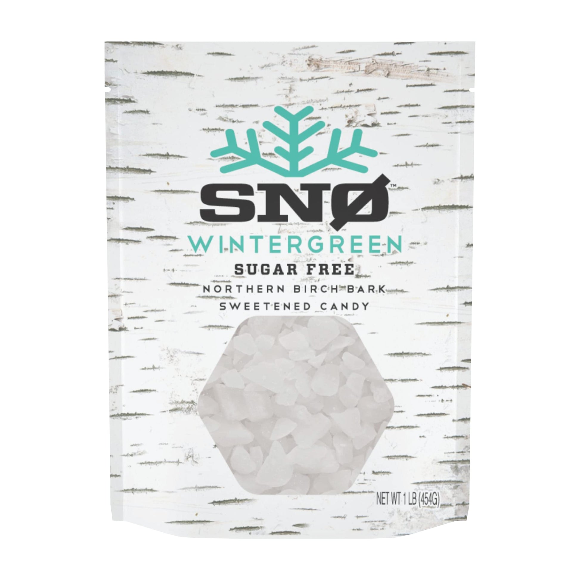 Wintergreen Xylitol Candy Chips - Sn 1Lb Bag - Handcrafted W/Only 2 Ingredients | Diabetic-Friendly, Non-Gmo, Vegan, Keto, Gf &