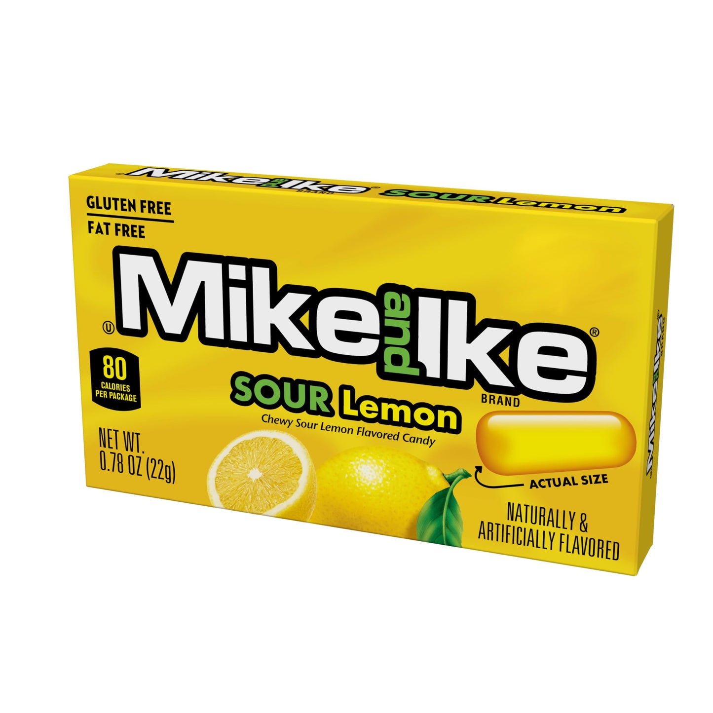 Mike and Ike Sour Lemon Candy, 0.78 Ounce Box (Pack of 24)