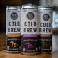 Great Lakes Coffee Roasting Co. Oat Milk Cold Brew Latte Variety Pack, Lavender, Vanilla, Mocha, 11 Fl Oz, Pack of 6