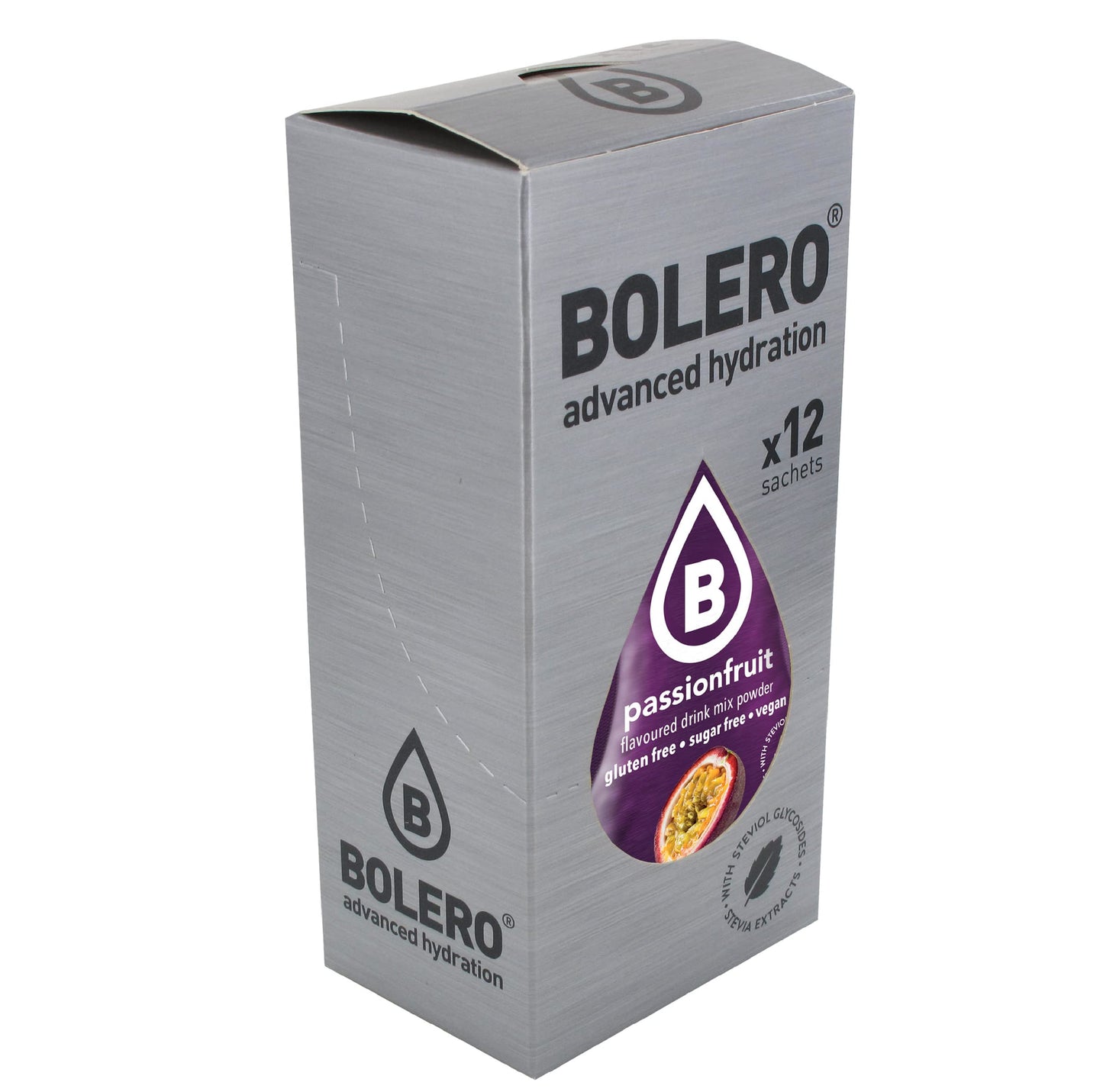 Bolero- Sugar Free Drink Mix Packets Passion Fruit Flavors | Powdered Flavored Water Packet | 36 Small Sachet On The Go Packets