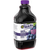 Welchs 100% Juice Concord Grape, No Sugar Added, 64 Fl Oz Bottles, Pack of 8