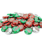 Fruidles Christmas Peppermint Patties Coins, Party Bag Fillers, Individually Wrapped Foils, Kosher Certified (Half-Pound)