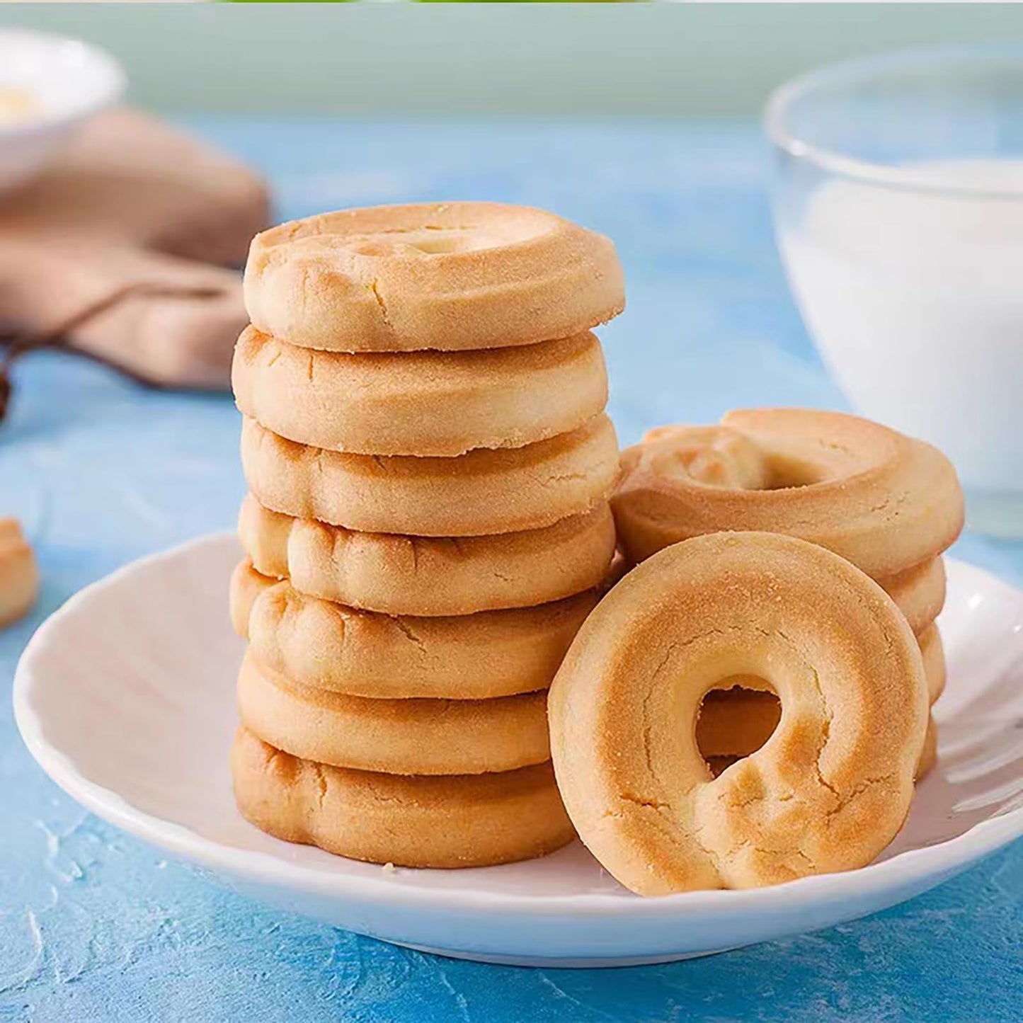 Butter Cookies 5.29oz Cookies for Leisure Afternoon Tea Snack Cookies (150g)
