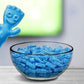 Blue Raspberry Sour Gummies - Bulk 5 LB Bag  Kid-Shaped Chewy Candy for Parties  Buffets  Halloween & Snacking