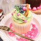 Pink Sprinkles For Cake Decorating, 120G/4.23Oz Edible Hot Pink Pearl Sprinkles Mix, Sugar Candy Pearls For Baking, Cookie Decor
