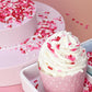 Miss Doozy Valentines Sprinkles for Baking - 3.53oz White Red Pink Jimmies and Heart Sprinkles for Cake Decorating