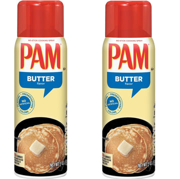 Pam Butter Flavor Cooking Spray - 5 oz - 2 pk