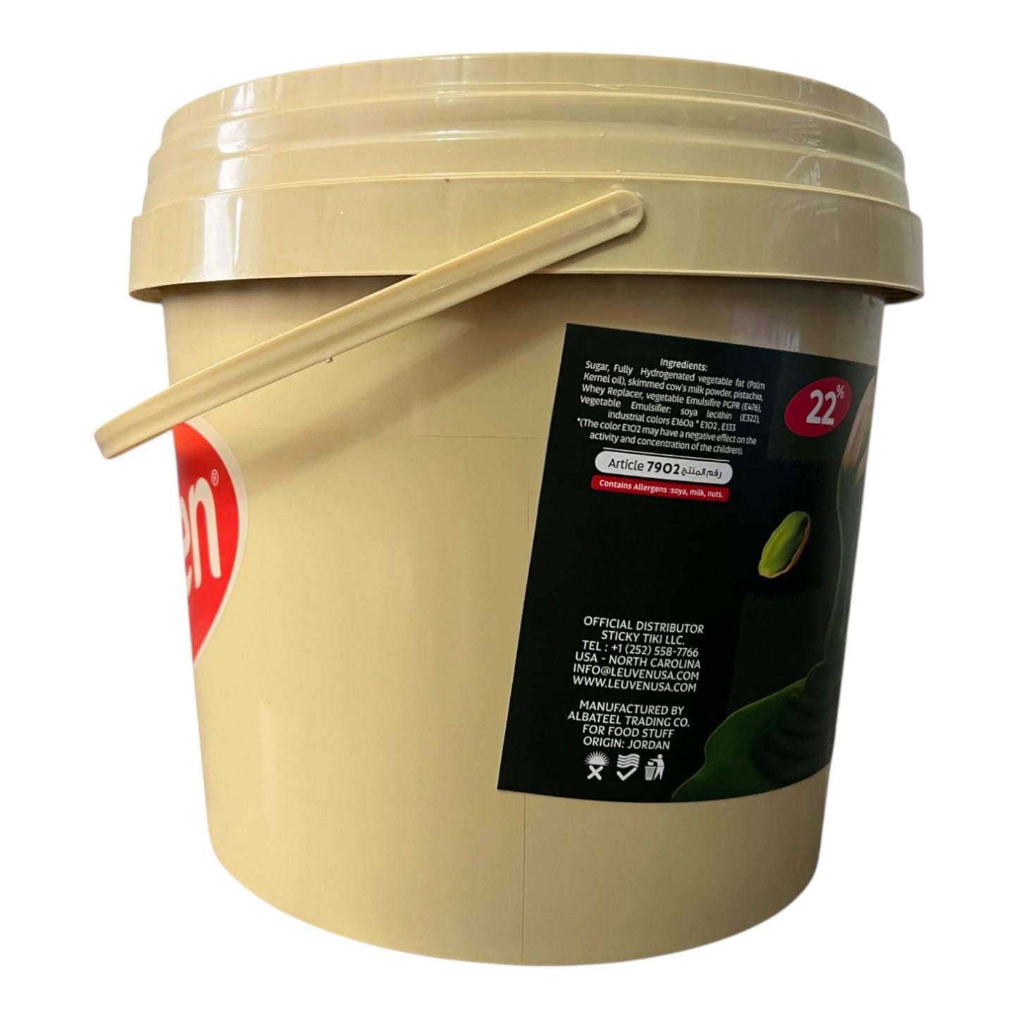 LeuVen Pistachio Cream 11LB (Pistachio 22%)