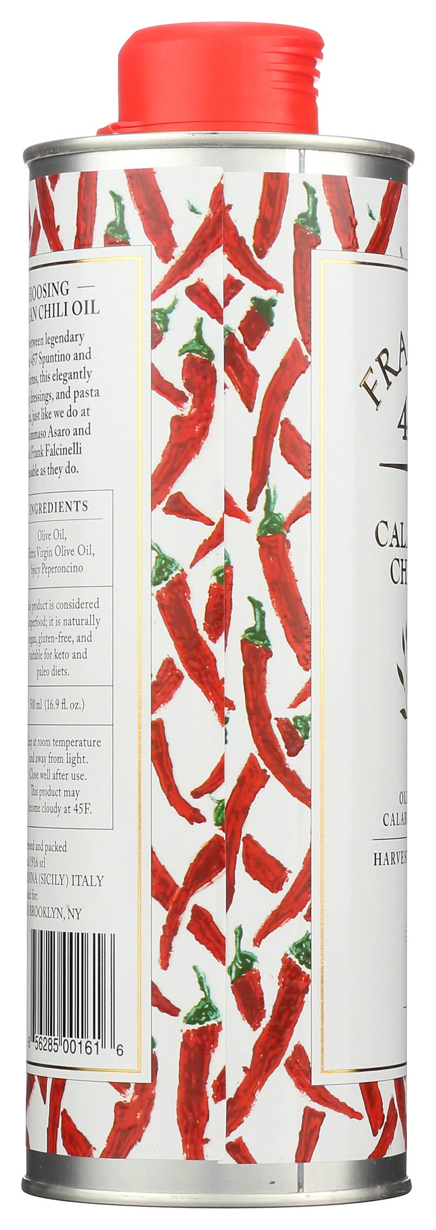 Frankies 457 Spicy Calabrian Chili Oil - Premium Extra Virgin Olive Oil And Italian Chilis - Harvested In Sicily - Rich In Flavo
