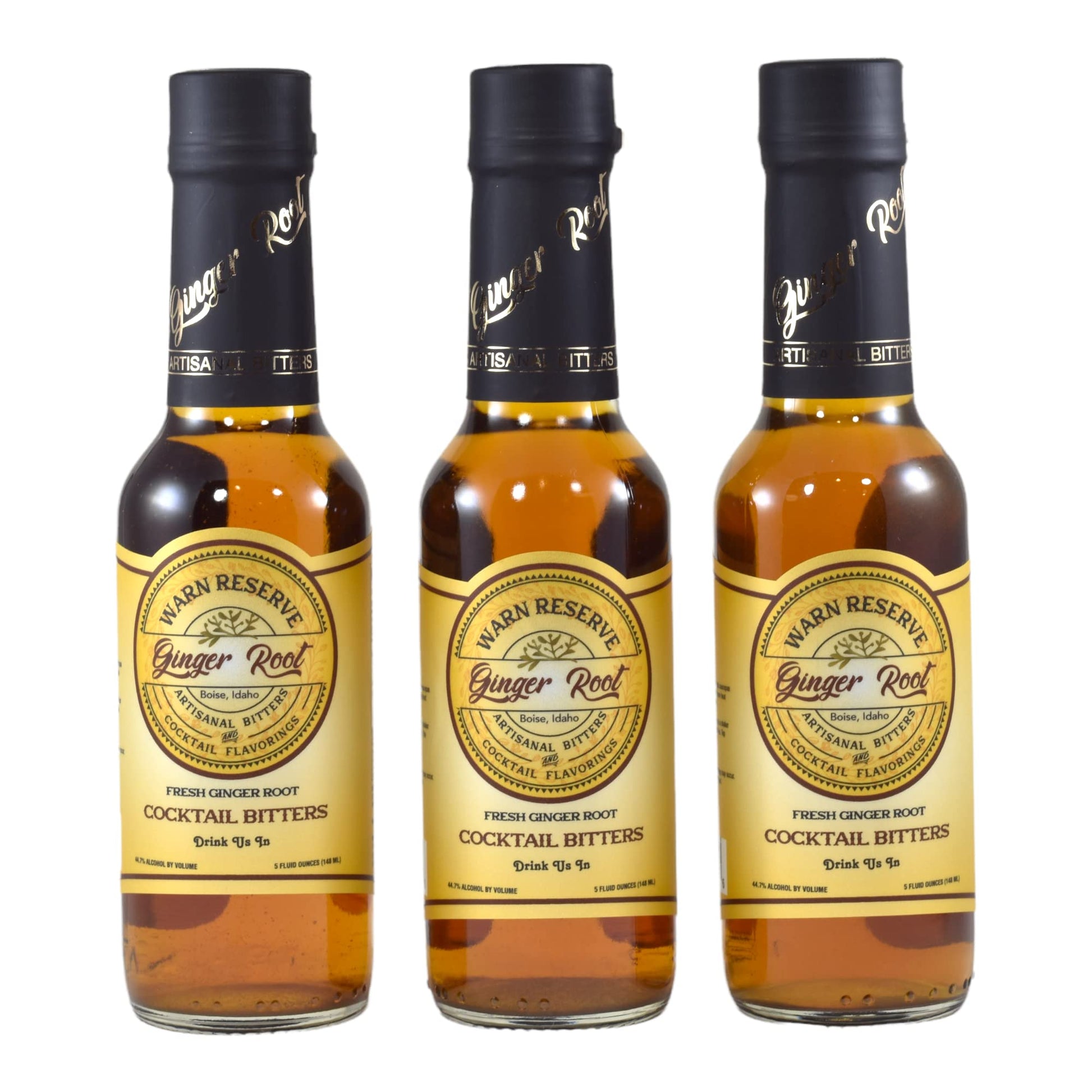 Warn Reserve Ginger Root Cocktail Bitters, 5 Fl Oz - Pack of 3