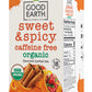 Good Earth Organic Herbal Tea, Sweet & Spicy, Caffeine Free, 18 Count (Pack of 6), Black