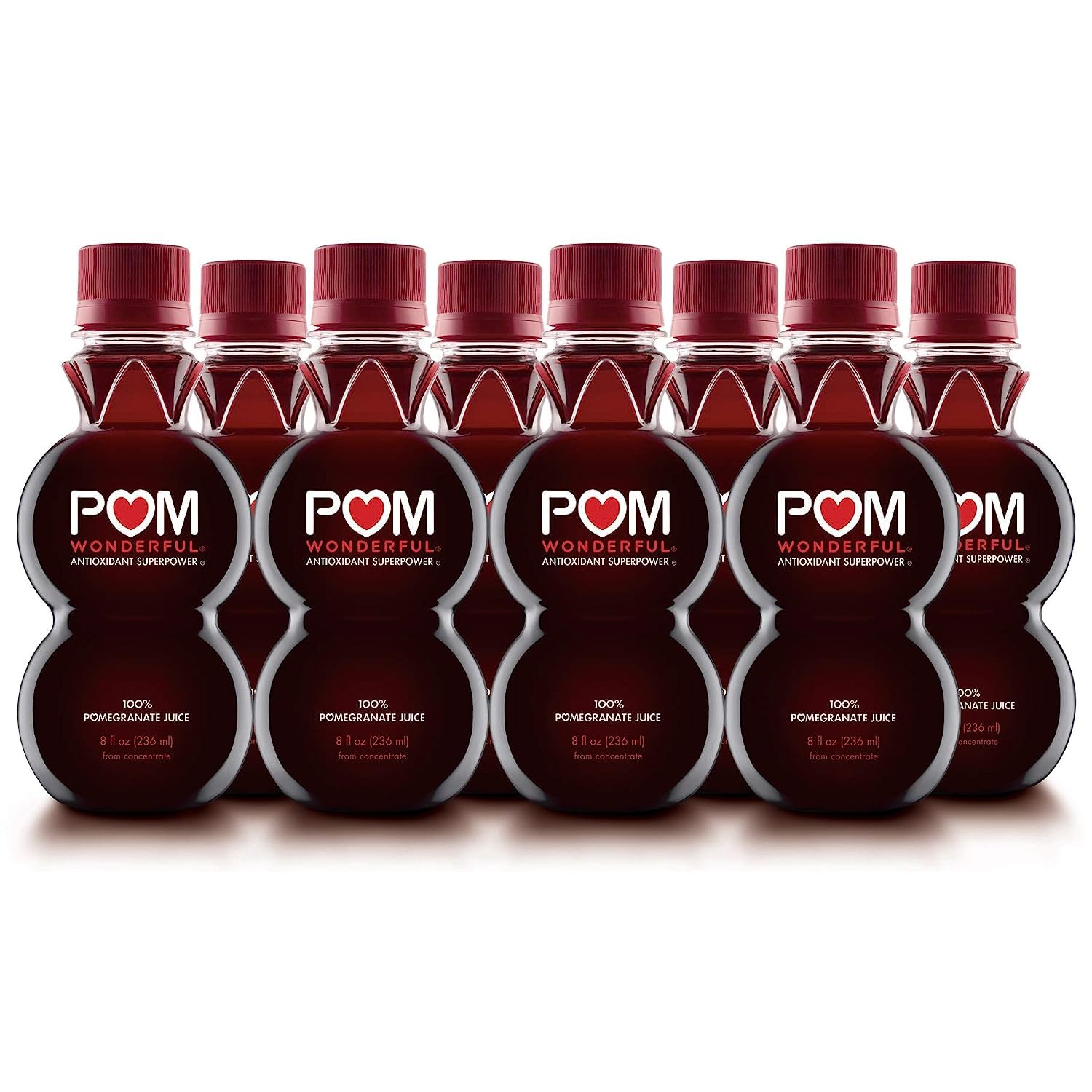 POM Wonderful 100% Pomegranate Juice, 8 Fl Oz (Pack of 8)