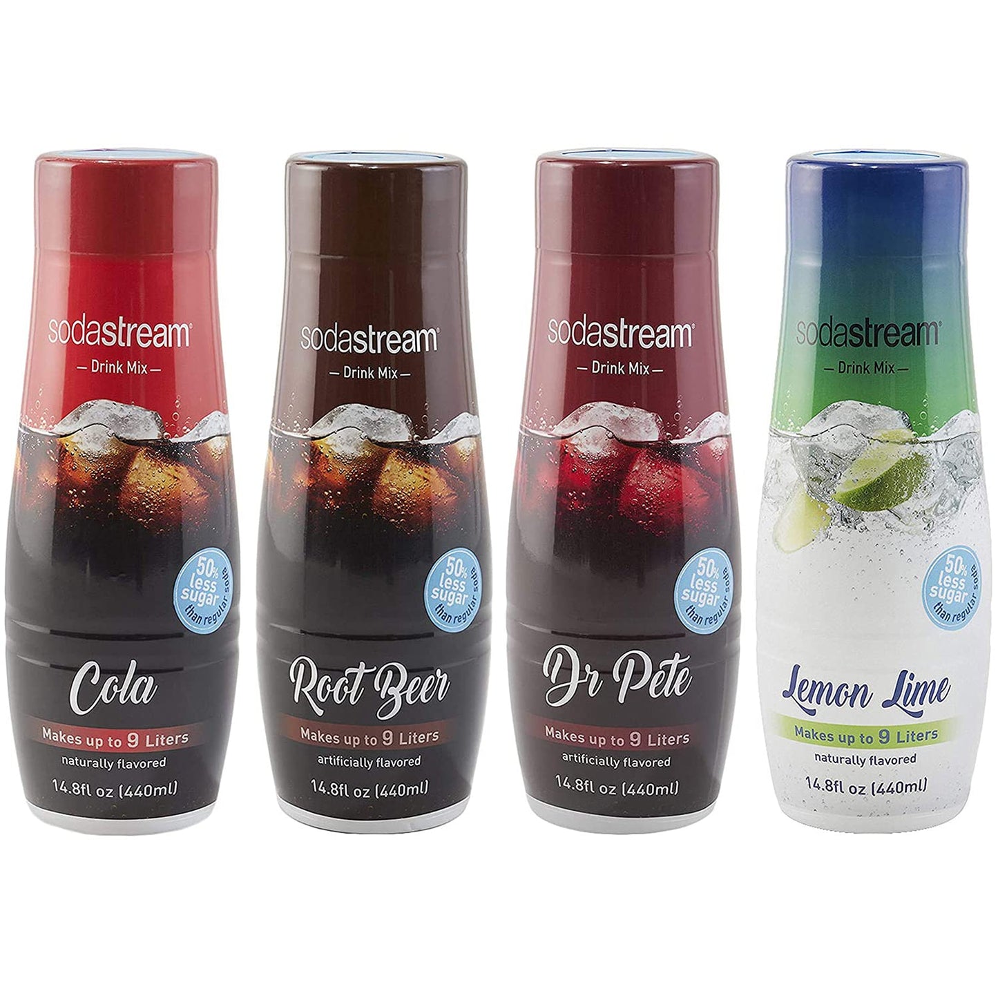 sodastream Flavors Original Variety Pack, 440ml, 4 Pack, 59.5 Fl Oz, Ecomm VP