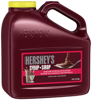 Hershey's Classic Chocolate Flavored Syrup, Bulk Sized Large Jug, 7 Lb and 8 oz