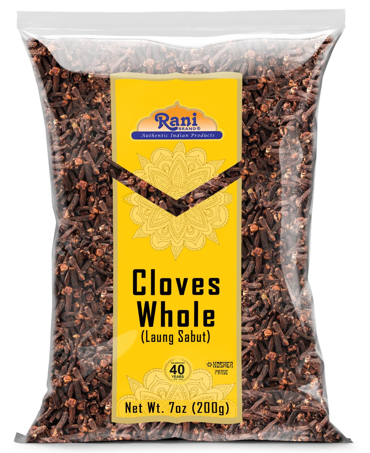 Rani Cloves Whole (Laung) 7oz (200g) Great for Food  Tea  Pomander Balls and Potpourri  Hand Selected  Spice ~ All Natural | NON-GMO | Kosher | Vegan | Gluten Friendly | Indian Origin