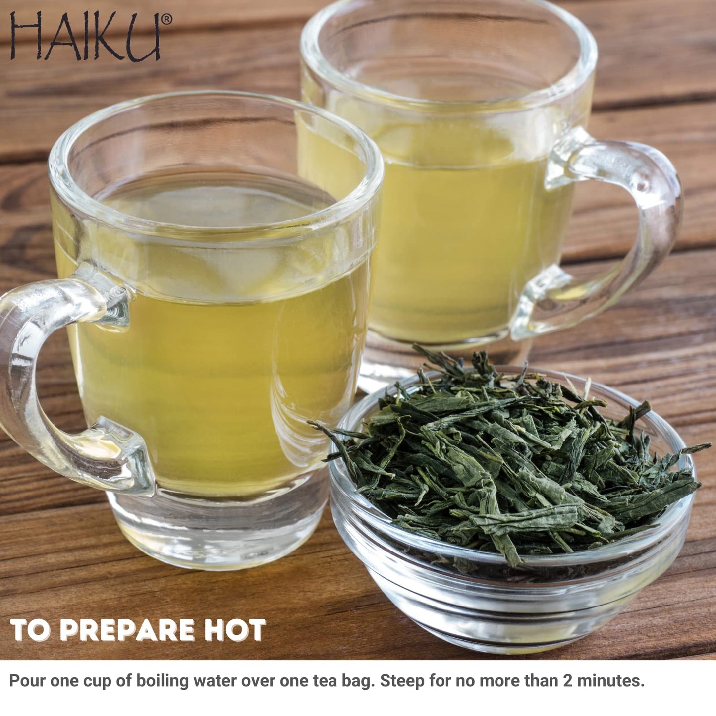 Haiku Organic Sencha Green Tea, Non-Gmo, Kosher, Usda Organic, 1 Box (16 Teabags)