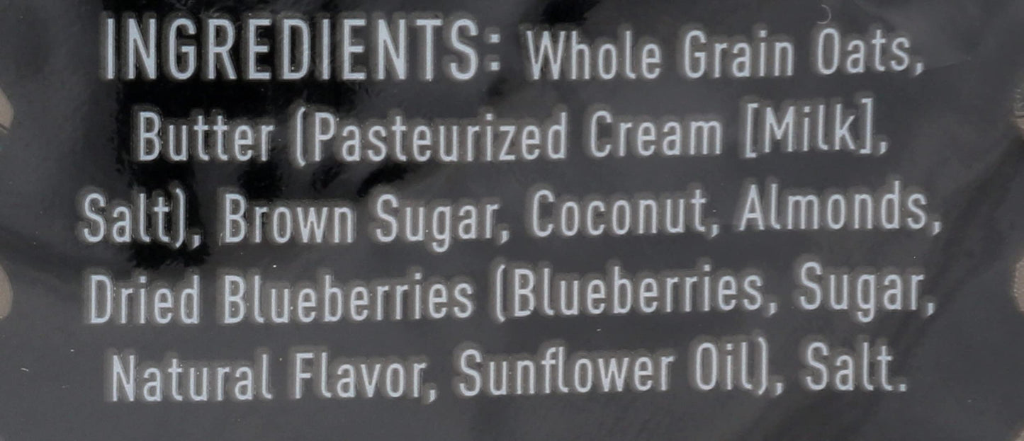 Olde Man Granola Gluten Free Granola - Non-GMO Healthy Granola Cereal - Soft Whole Grain Oats, Butter, Brown Sugar - Handmade in