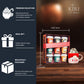 Kiri & Sons Hot Chocolate Mix Gift Set, Winter Edition, 0.83 Ounce (Pack of 6), Flavors: Double Chocolate, French Vanilla, Peppermint, Salted Car