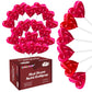 ZOFIA SWEET Valentines Day Red Heart Lollipops, 32 Count, Gluten Free, Raspberry Flavor, Individually Wrapped