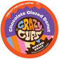 Crazy Cups Flavored Coffee Pods, Chocolate Glazed Donut, Single Serve for Keurig, 22 Count