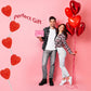The Dreidel Company Valentines Day Lollipops Red Double Heart Shaped Cherry Flavored, Individually Wrapped (480-Pack)