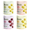 Poshi Natural Whole Pitted Olives | 24 Pack Variety | Basil & Garlic, Chili & Oregano, Chili + Garlic, Lemon & Rosemary | Vegan,