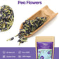 TeeLux Butterfly Pea Flower Tea, Non-GMO, Premium Dried Flowers, 1.76 Oz