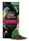 Cafe Quindio Gourmet - Medium Roast 100% Colombian Excelso Whole Bean Arabica Coffee - 12 Ounce Bag (340g)