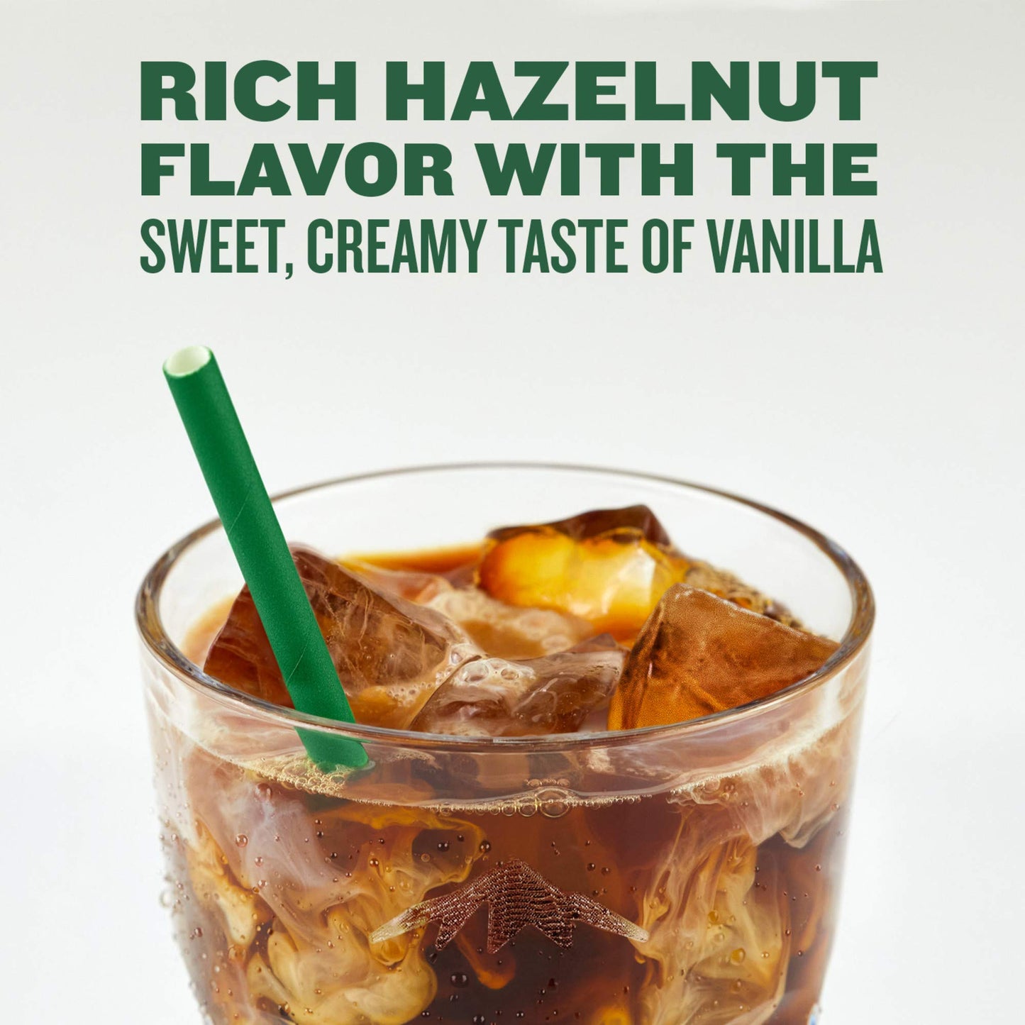 Green Mountain Coffee Roasters Brew Over Ice Hazelnut Cream, Single Serve Keurig K-Cup Pods, Flavored Iced Coffee, 12 Count