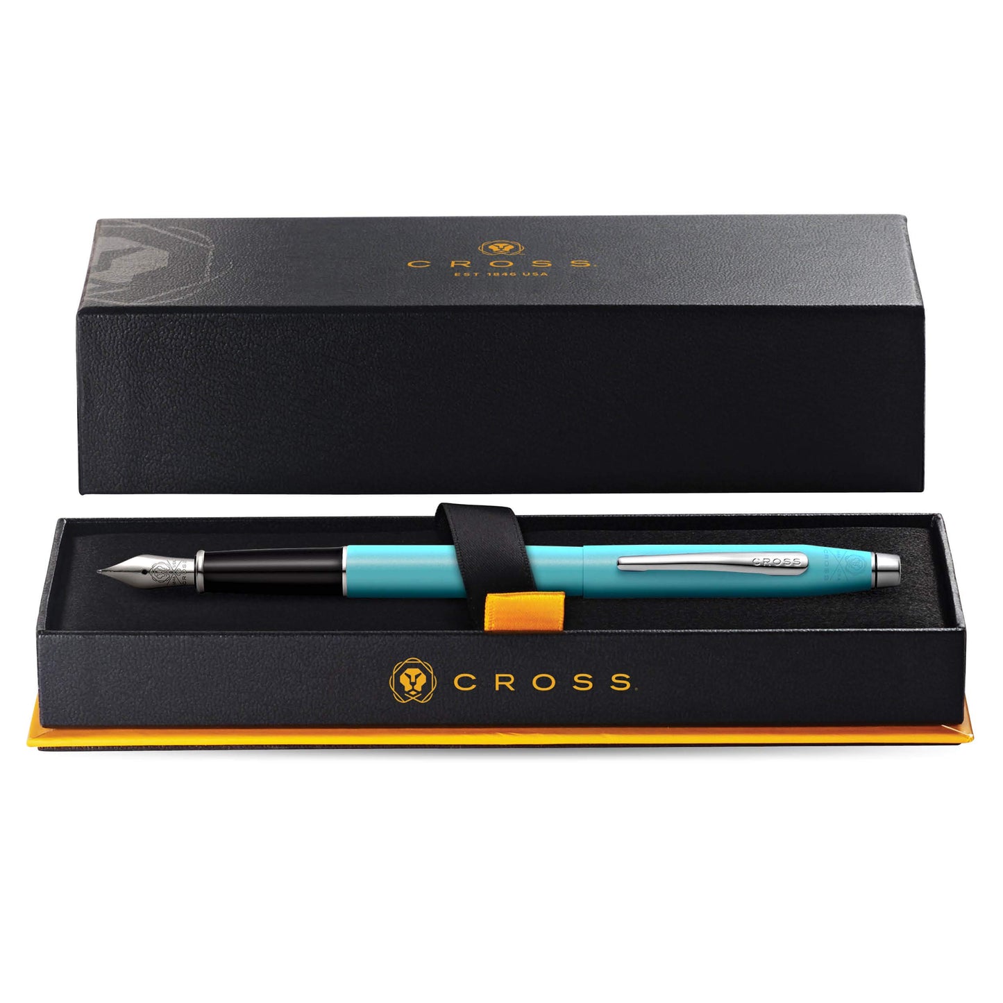 Cross Classic Century Refillable Fountain Pen, Medium Nib, Includes Premium Gift Box - Sea Foam Pearlescent Lacquer