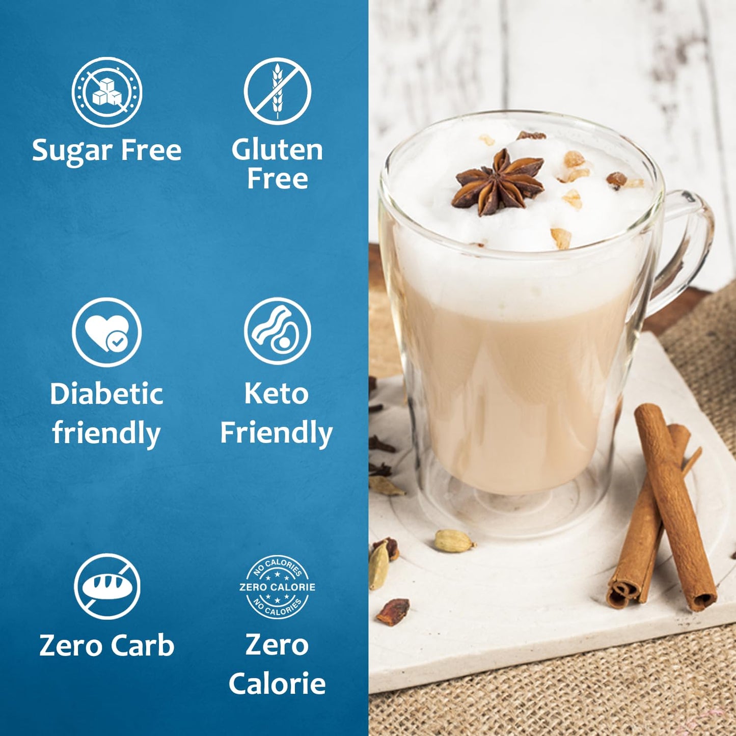 Syruvia Sugar Free Chai Tea Syrup With Syrup Pump Dispenser - Chai Tea Syrup Flavor, 25.4 Fl Oz - Perfect For Cocktails, Ice Tea