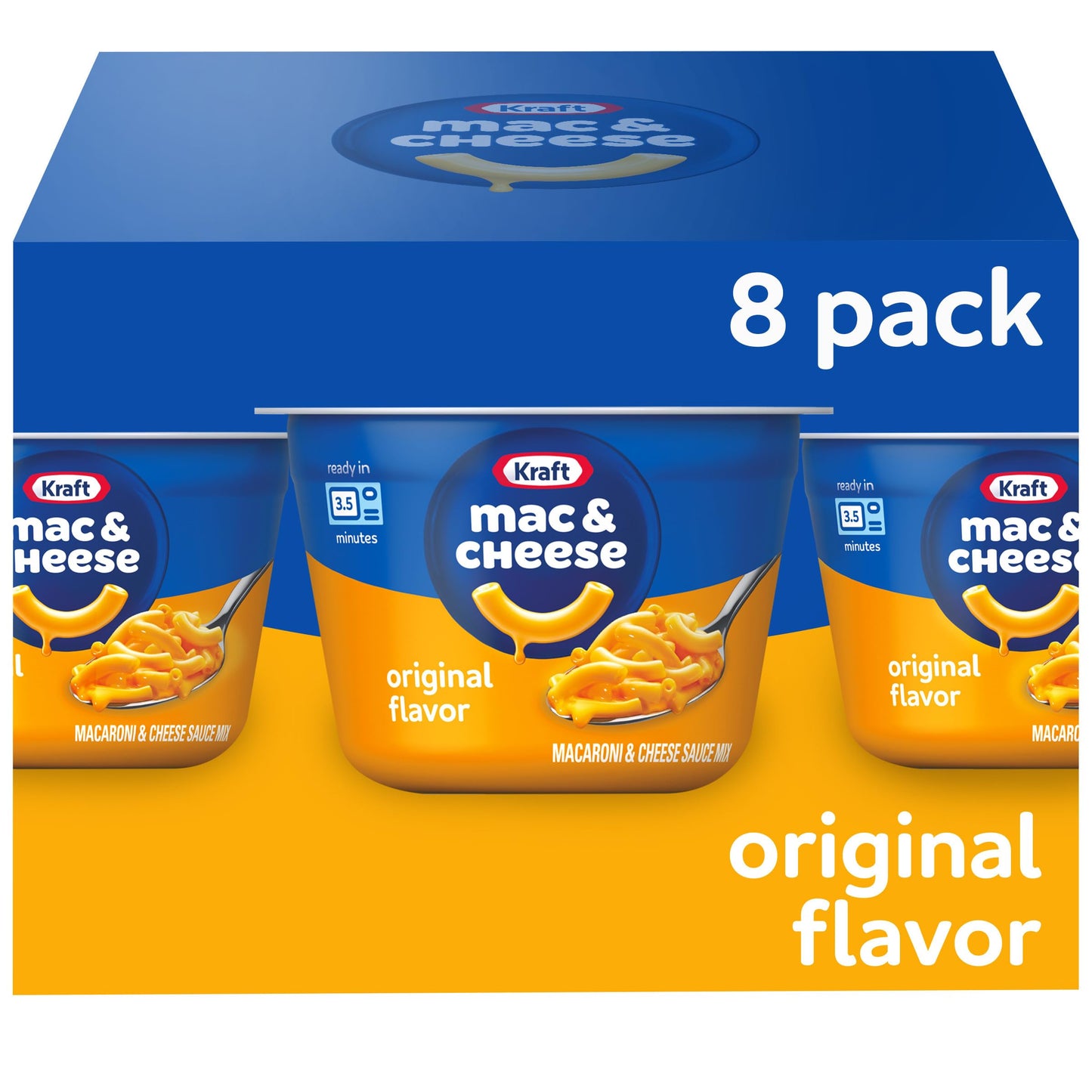 Kraft Original Mac & Cheese, 8 Ct Box, 2.05 Oz Cups