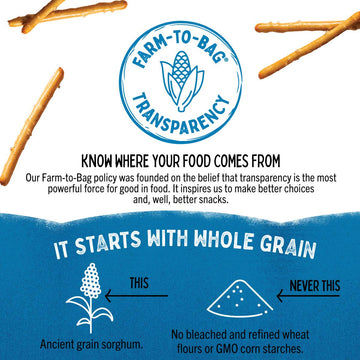 Quinn Snacks Non-Gmo And Gluten Free Pretzels, Classic Sea Salt, 7 Ounce