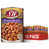 S&W - Pinto Beans -15.5 Oz. Can (Pack Of 12)