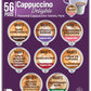 Maud'S Cappuccino Coffee Pods Variety Pack, 56 Ct | 8 Assorted Cappuccino Delight Flavors | 100% Arabica Coffee | Solar Energy P