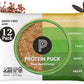 Protein Puck Vegan Plant Based Protein Bar – Natural Healthy Snack Bars, 12 Count, 1.34Oz Mini, Gluten Free, Dairy Free, No Gmo, Kosher – Good Vibes - Coconut, Almonds, Dates, Sport Nutrition