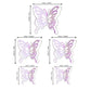 40 Pcs Mixed Size Pink Butterfly Cupcake Toppers Hollow Art 3D Butterfly Cupcake Decorations Baby Shower Wedding Anniversary Kid