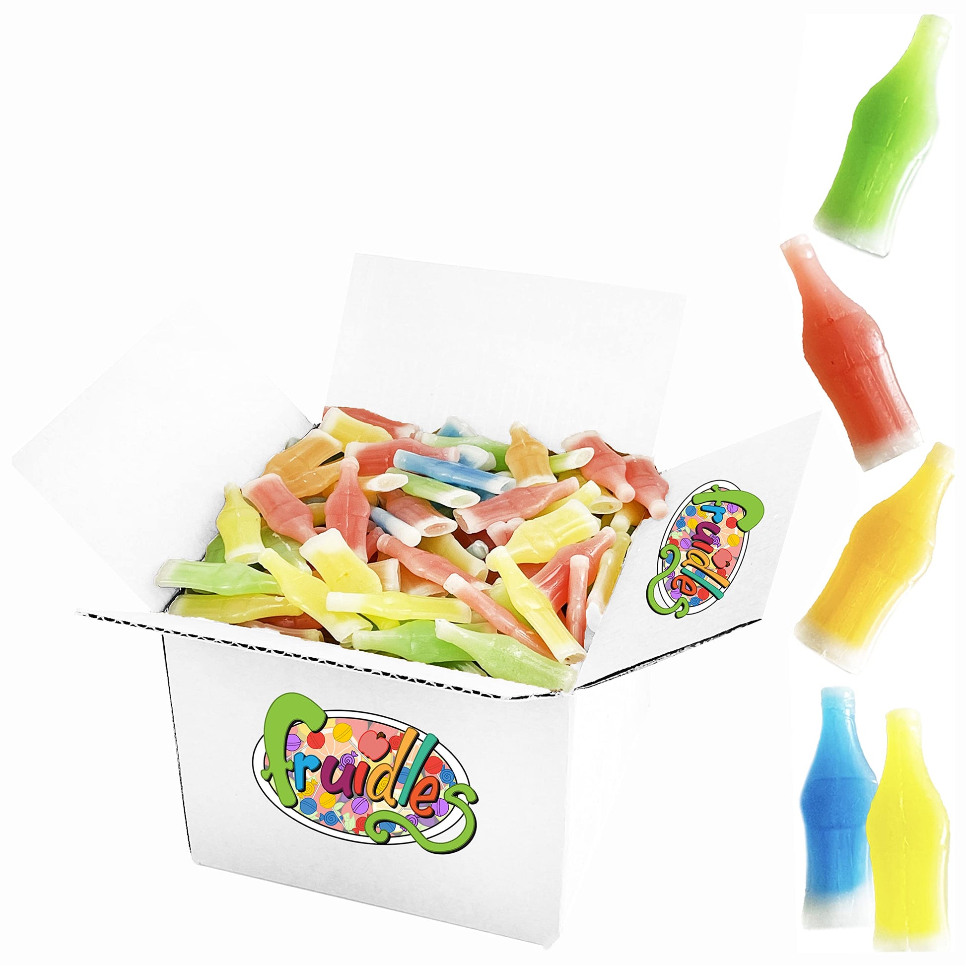 Fruidles Original Wax Bottles Candy, Liquid Filled Mini Drinks, Party Favorite Treats (5 Pounds,Bulk)
