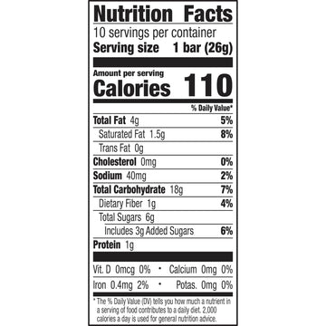 Annies Organic Drizzle Granola Bars, Chocolate Chip, Value Pack, 10 Bars, 9.2 oz