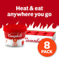 Campbells Spicy Tomato Soup, 15.4 oz Microwavable Bowl (Pack of 8)