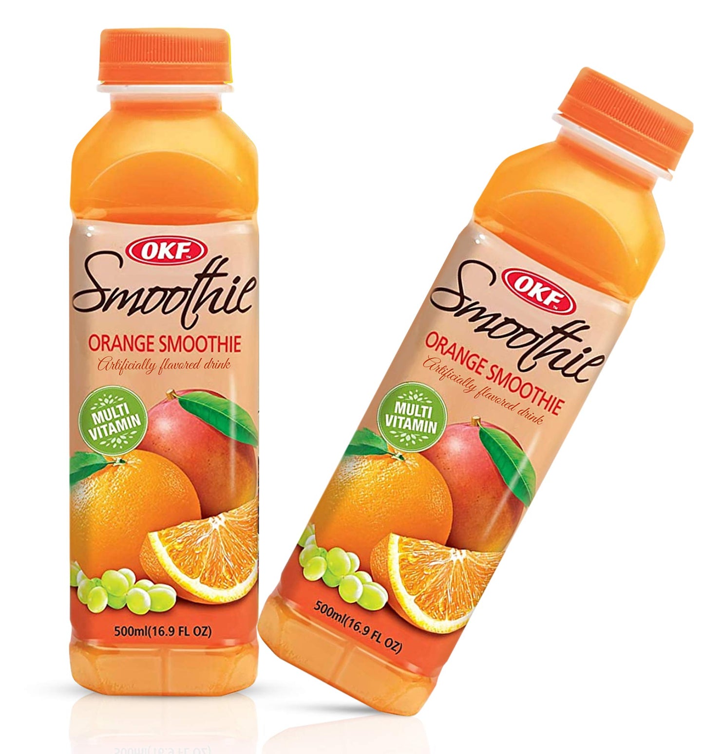 OKF Smoothie Orange, 16.9 Fl Oz, Pack of 20