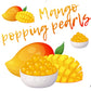 Panda Products Popping Boba Pearls - 3-Flavor Party Kit (Strawberry, Mango, Passion Fruit) - 390G Total - Bursting Boba For Bubb