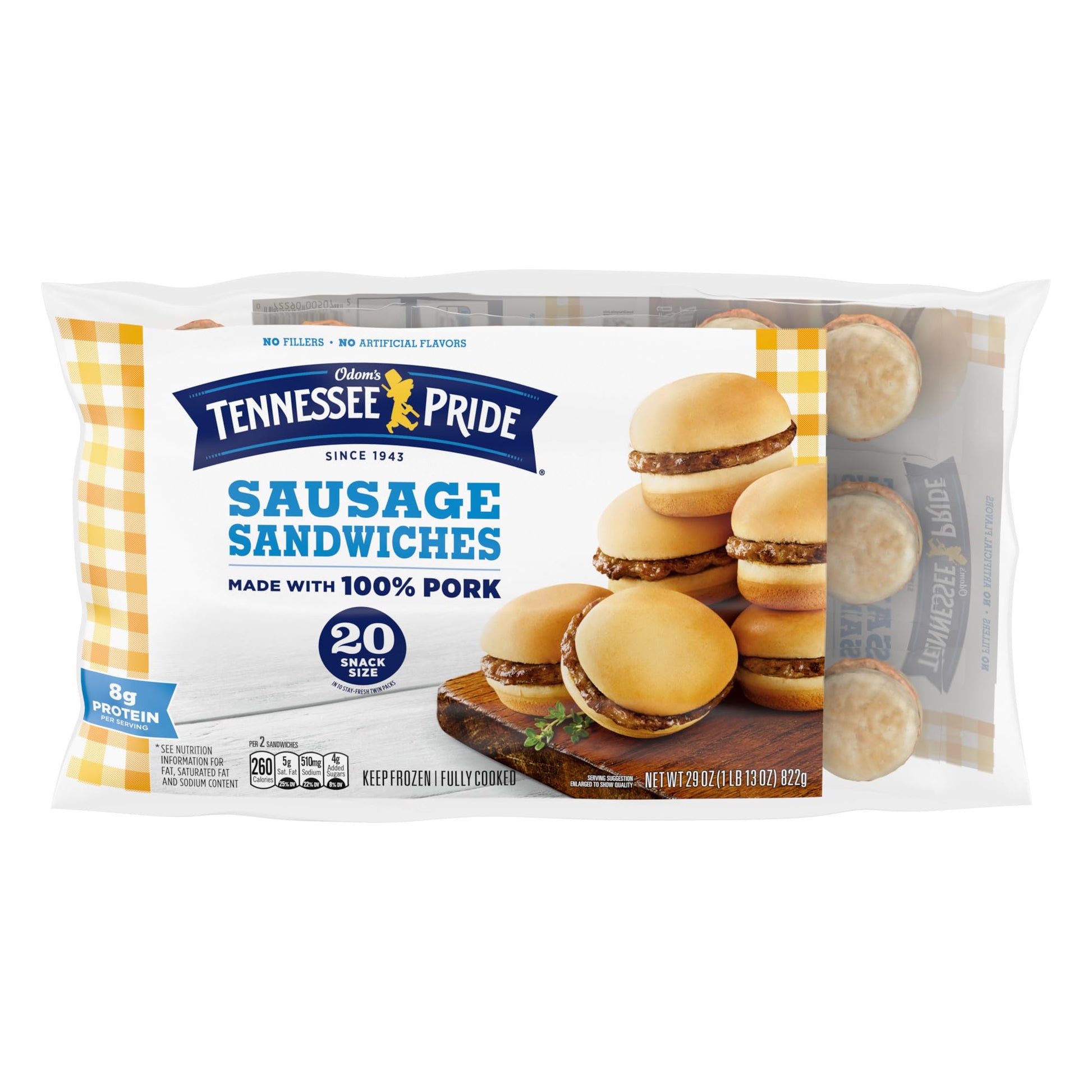 Odoms Tennessee Pride Sausage Biscuit, 10.9 oz