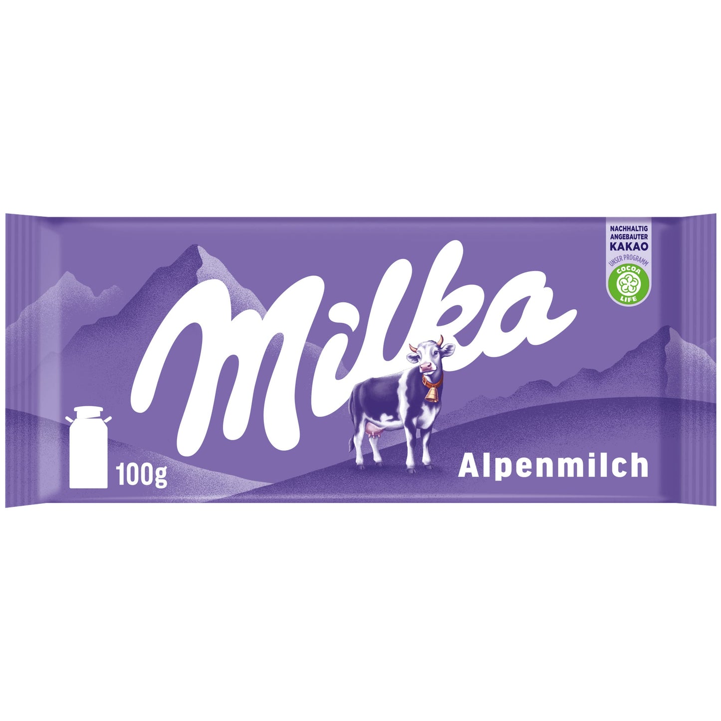 Milka Alpenmilch Chocolate Bar  3.5 Ounce (Pack of 24)