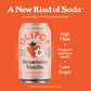OLIPOP Prebiotic Soda, Strawberry Vanilla, 12 Fl Oz (Pack of 12), Gluten Free, Vegan, Packed with Fiber & Botanicals