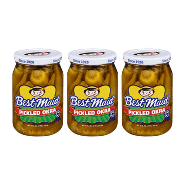 Best Maid Pickles - 9-Item Assortment of Dill, Sweet, Bread & Butter, Okra, and Specialty Pickles - 3 or 6 Packs (3 Pack, Pickle