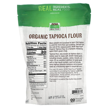 Now Foods, Organic Tapioca Flour, Gluten-Free And Non-Gmo Flour Replacement, 16-Ounce (Packaging May Vary)
