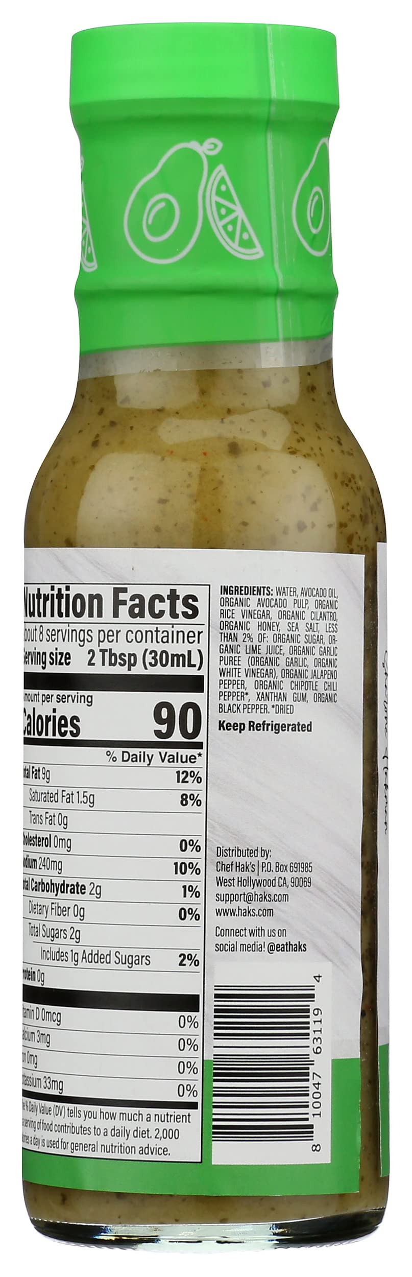 CH SALAD DRSG AVO LIME (6x8.00)