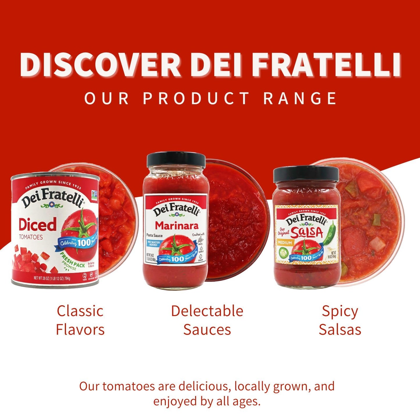 Dei Fratelli Whole Tomatoes (28 Oz. Cans, 6 Pack) - Vine-Ripened - Non-Gmo